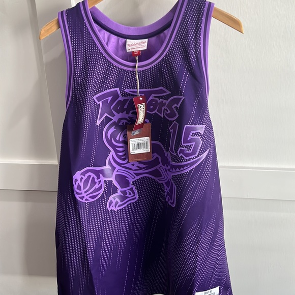 Mitchell & Ness - NBA Monocrhrome Swingman Jersey Raptors 1998 Vince Carter 2XL - Picture 6 of 11
